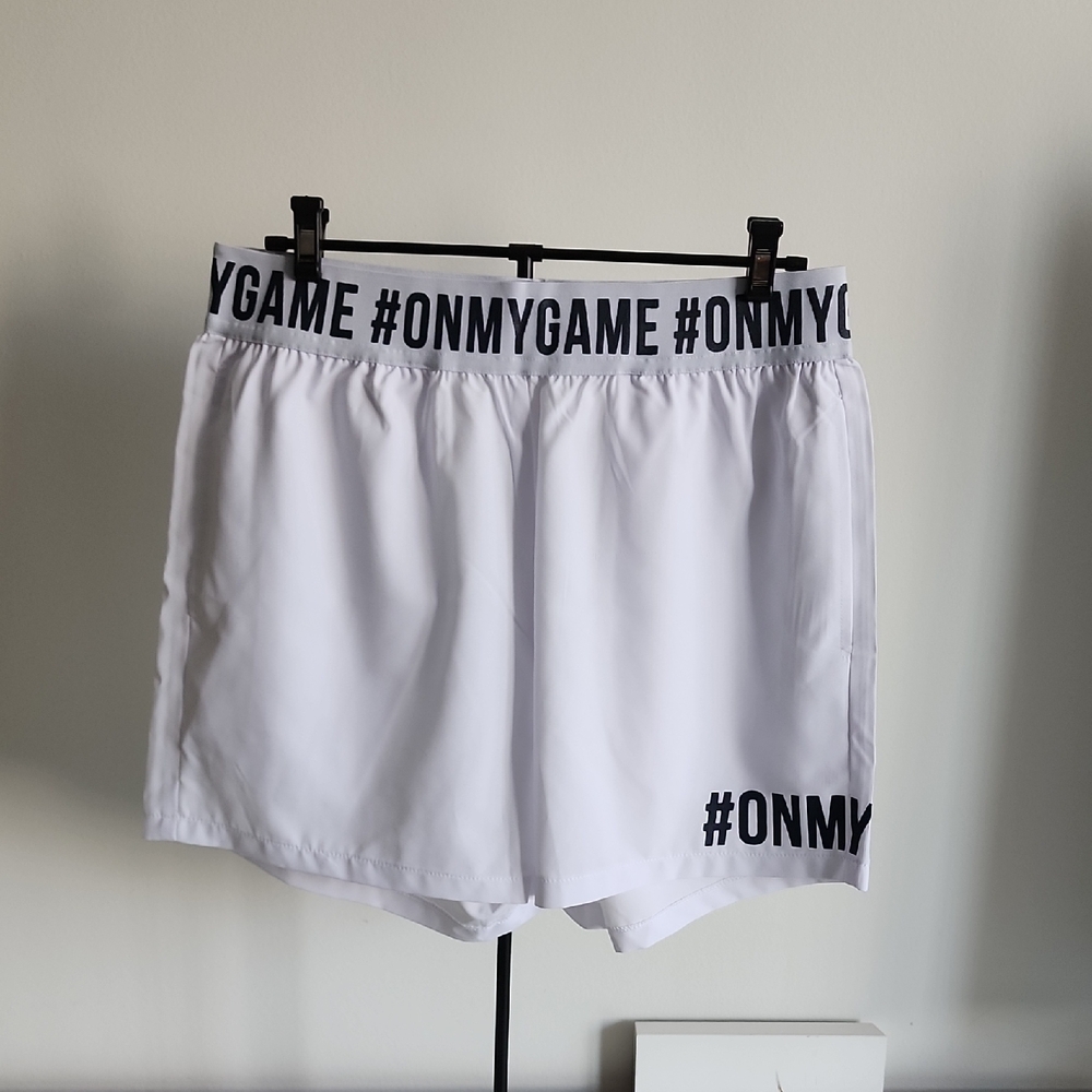 NEW White Athletic Men's Shorts